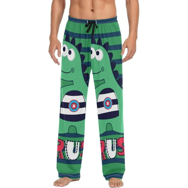 GZHJMY Dinosaur Pajama Pants for Men, Lounge Pants Lightweight Men ...