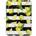 thumbnail image 1 of GZHJMY Dish Drying Mat Yellow Lemon Black Stripes Microfiber Absorbent Drying Pad Heat Resistant Kitchen Island Protector Stove Top Cover 16" × 18" Spring Summer Autumn Winter Holiday Gift, 1 of 6