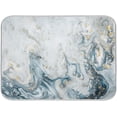 thumbnail image 1 of GZHJMY Dish Drying Pad Blue White Marble Gold Kitchen Drying Mat Absorbent Dish Drying Mat Suitable for Kitchen Sink Dining Table 18x24Inch, 1 of 7