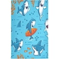 thumbnail image 1 of GZHJMY Dishcloth, Kitchen Towel, Kitchen Gifts for Restaurant, Kitchen, Party, Funny Cartoon Shark, 1 of 7