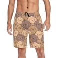 thumbnail image 1 of GZHJMY Dog Pajama Pants Short for Men, Lounge Pants Lightweight Men Pajama Bottoms with Drawstring Pockets, Christmas New Year Birthday Gifts, XX-Large, 1 of 7