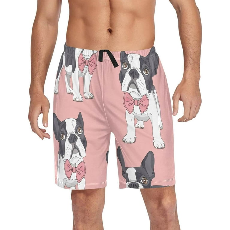 GZHJMY Dog Pajama Pants Short for Men Lounge Pants Lightweight Men Pajama Bottoms with Drawstring Pockets Christmas New Year Birthday Gifts Small Walmart