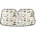 thumbnail image 1 of GZHJMY Dogs Pattern Car Windshield Sunshade Front Auto Sun Shield Shade Visor Vehicle Accessories, 55" × 27.6"（159）, 1 of 7