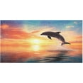 thumbnail image 1 of GZHJMY Dolphin Kitchen Mat Soft and Absorbent Bath Mats for Bathroom Non Slip Quick Dry Shaggy Bath Carpet Machine Wash for Kitchen Bathroom Shower Home Decor 39x20 in, 1 of 7