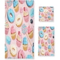 thumbnail image 1 of GZHJMY Donut Towel Set of 3, Highly Absorbent Soft Towels with Bath Towel, Hand Towel and Washcloth for Bathroom Hotel Gym Spa, 1 of 7