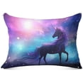 thumbnail image 1 of GZHJMY Dream Starry Unicorn Body Pillow Cover with Zipper, Soft and Cozy Fuzzy Fleece Body Pillow Case Cover 21 x 54 in,Plush Long Body Pillow Pillowcase Home Decor, 1 of 7