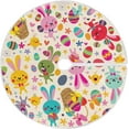 thumbnail image 1 of GZHJMY Easter Bunny Christmas Tree Skirt Home Decoration Large Round Christmas Tree Skirt for Holiday Party Home Christmas Day Ornaments, 35.4", 1 of 6