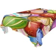 thumbnail image 1 of GZHJMY Easter Bunny Eggs Tablecloth Waterproof Washable Polyester Square Table Cover Durable Tablecloth for Kitchen Dining Table Party Decor (60 X 90 Inch), 1 of 7