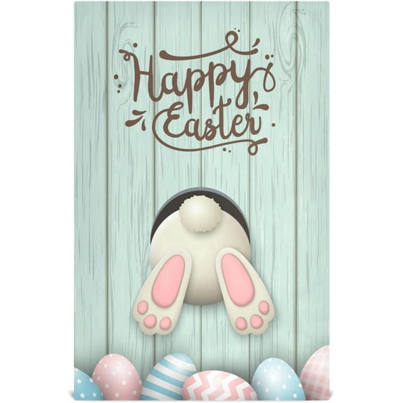 GZHJMY Easter Bunny Tail Kitchen Dish Towel 6 Pack, Soft Absorbent Dishcloths Reusable Hand Towel Washable Tea Towels for Home Kitchen Bar Table Decor, 28 x 18 Inch Washcloths Decorative Towels