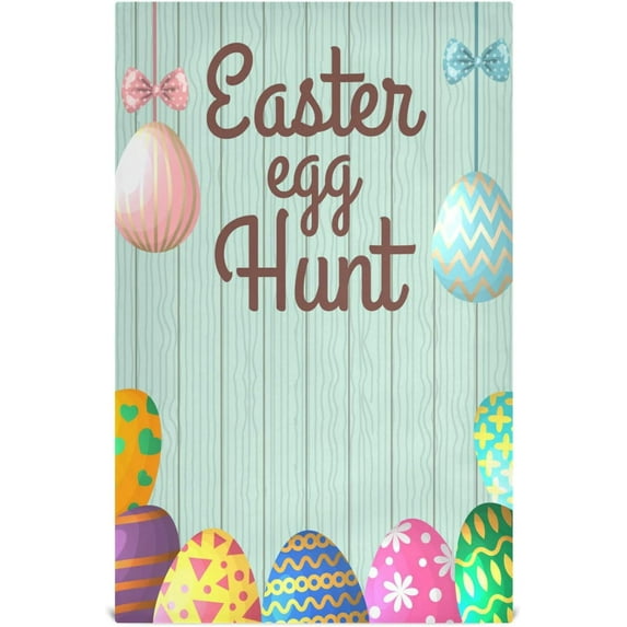 GZHJMY Easter Egg Kitchen Dish Towel 6 Pack, Soft Absorbent Dishcloths Reusable Hand Towel Washable Tea Towels for Home Kitchen Bar Table Decor, 28 x 18 Inch Washcloths Decorative Towels