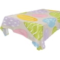 thumbnail image 1 of GZHJMY Easter Eggs Tablecloth, Rectangle Waterproof Washable Polyester Table Cover for Picnic Dinner Holiday Party Decor, 54 x 72 Inch, 1 of 7