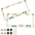 thumbnail image 1 of GZHJMY Easter Gnome License Plate Frames 2pcs, Waterproof Aluminum Alloy Front Rear Tag Car License Plate Cover with Screw Cap Set for US Vehicles, 12 x 6 Inch, 1 of 7