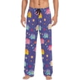 thumbnail image 1 of GZHJMY Elephant Pajama Pants for Men, Lounge Pants Lightweight Men Pajama Bottoms with Drawstring Pockets, Christmas New Year Birthday Gifts, Large, 1 of 6