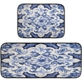 thumbnail image 1 of GZHJMY Ethnic Print Kitchen Rug Set of 2 Non Slip Washable Cushioned Anti-Fatigue Kitchen Mat Comfort Standing Floor Mat for Kitchen Washroom Bedroom Carpet Runner, 1 of 7