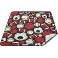 thumbnail image 1 of GZHJMY Extra Large Outdoor Picnic Blanket 78"x78",Basketball Football Soccer Baseball Waterproof Beach Blanket Sand Free Foldable Picnic Mat for Camping,Park,Beach,Hiking, 1 of 6