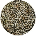 thumbnail image 1 of GZHJMY Fashion Colorful Leopard Animal Print Round Placemats Washable Circle Placemats Non-Slip Heat-Resistant Table Place Mats for Dining Kitchen Table Decoration 15.4" （4PCs） Table Mat, 1 of 7