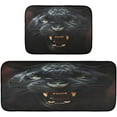 thumbnail image 1 of GZHJMY Fierce Leopard Kitchen Rug Set of 2 Non Slip Washable Cushioned Anti-Fatigue Kitchen Mat Comfort Standing Floor Mat for Kitchen Washroom Bedroom Carpet Runner, 1 of 7