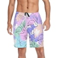 thumbnail image 1 of GZHJMY Flamingo Pajama Pants Short for Men, Lounge Pants Lightweight Men Pajama Bottoms with Drawstring Pockets, Christmas New Year Birthday Gifts, Large, 1 of 7