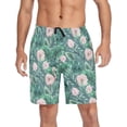 thumbnail image 1 of GZHJMY Flamingo Pajama Pants Short for Men, Lounge Pants Lightweight Men Pajama Bottoms with Drawstring Pockets, Christmas New Year Birthday Gifts, Medium, 1 of 7