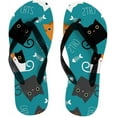 thumbnail image 1 of GZHJMY Flip Flops Cute Cat Animal Cartoon Thong Slip On Slippers Beach Summer Sandals for Women Men Boy Girl Kid Summer Slippers, 1 of 5