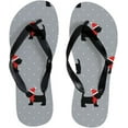 thumbnail image 1 of GZHJMY Flip Flops Cute Dog Puppy Animal Polka Dots Grey Winter Christmas Slippers Sandals for Women Men Boy Girl Kid Beach Summer Yoga Mat Slipper Summer Slippers, 1 of 5
