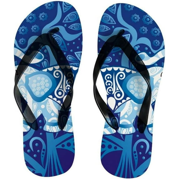 GZHJMY Flip Flops Cute Elephants Bohemian Mandala Vintage Thong Slip On Slippers Beach Summer Sandals for Women Men Boy Girl Kid Shoes