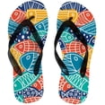 thumbnail image 1 of GZHJMY Flip Flops Slippers Ocean Sea Rainbow Fish Sandals for Beach Summer Shower Women Men Boy Girl Kid Summer Slippers, 1 of 5