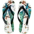 thumbnail image 1 of GZHJMY Flip Flops Vintage Peacock Animals Floral Flowers Tree Slippers Sandals for Women Men Boy Girl Kid Beach Summer Yoga Mat Slipper Summer Slippers, 1 of 5