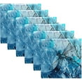 thumbnail image 1 of GZHJMY Floral and Dragonfly Cloth Napkins Washable Reusable Polyester Dinner Napkins 20 x 20 Inch for Home Weddings Parties Holiday Table Napkins Set of 6, 1 of 6