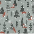 thumbnail image 1 of GZHJMY Foxe Snow Cloth Napkins Washable Reusable Polyester Dinner Napkins 20 x 20 Inch for Home Weddings Parties Holiday Table Napkins Set of 1, 1 of 7