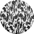 thumbnail image 1 of GZHJMY French Bulldog Round Placemats for Dining Table Set of 6 Washable Table PVC Placemats Table Decoration Heat Insulation（344）, 1 of 7