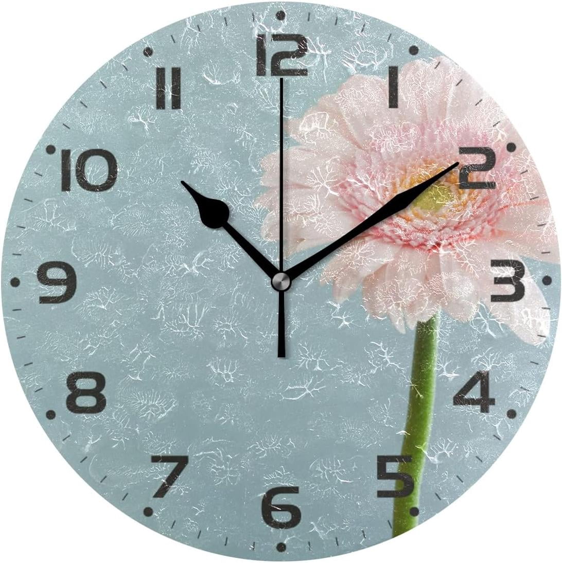 GZHJMY Fresh Floral View Wall Clock, 10