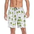 thumbnail image 1 of GZHJMY Frog Pajama Pants Short for Men, Lounge Pants Lightweight Men Pajama Bottoms with Drawstring Pockets, Christmas New Year Birthday Gifts, X-Large, 1 of 7