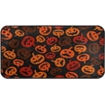 thumbnail image 1 of GZHJMY Funny Halloween Pumpkin Kitchen Rugs, 39"x20",Non Slip Washable Cushioned Carpets Polyester AntiFatigue Comfort Porch Floor Mat Doormat Halloween Decoration, 1 of 7