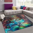 thumbnail image 1 of GZHJMY Galaxy Star Area Rug 4'x6', Universe Nebula Polyester Area Rug Mat for Living Dining Dorm Room Bedroom Home Decorative, 1 of 7