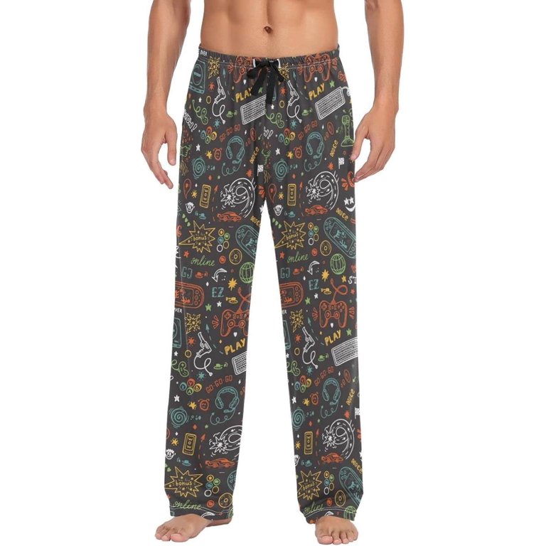 GZHJMY Gamepad Pajama Pants for Men Lounge Pants Lightweight Men