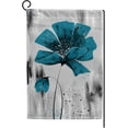 thumbnail image 1 of GZHJMY Garden Flag Double Sided Blue Gray Flower Art, Fade Resistant Yard Flag Durable Banner Indoor Outdoor Home Decor 28x40 Inch Yard Flags, 1 of 7