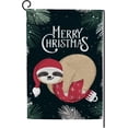 thumbnail image 1 of GZHJMY Garden Flag Double Sided Sloth Red Christmas Ball, Fade Resistant Yard Flag Durable Banner Indoor Outdoor Home Decor 28x40 Inch Yard Flags, 1 of 7
