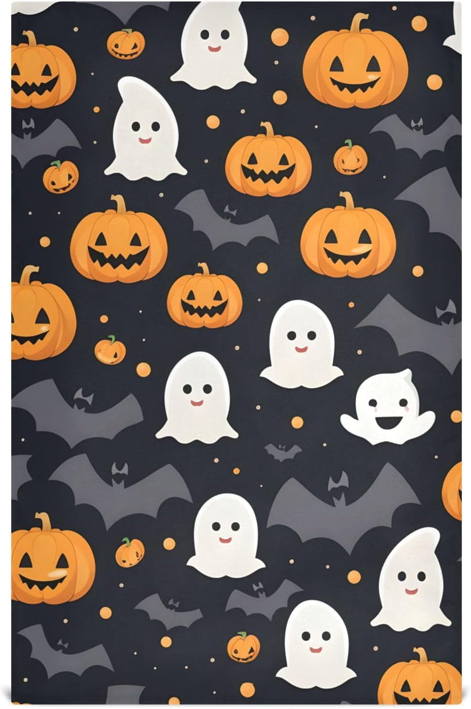 Preppy Halloween Ghost Dish Towels - Coquette Style Kitchen & Bath Towels, 16x24 Inch, Set Of 1, Cute Holiday Decor