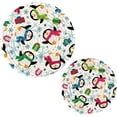 thumbnail image 1 of GZHJMY Gift Trivets for Hot Pots and Pans and Pot Holders 2PCS – Cotton Rope Round Mats, for Kitchens, Coasters, Placemats for Kitchen Pans Bowl Teapot, 1 of 7