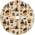 thumbnail image 1 of GZHJMY Halloween Christmas Tree Skirt Halloween Tree Skirt for Holiday Party Home Christmas Day Ornaments 36", 1 of 6
