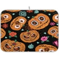 thumbnail image 1 of GZHJMY Halloween Décor Dish Drying Mat - 18 x 24inch- Extra Large Microfiber Dish Drying Mat, Dish Draining Mat, Counter top Mat, Cartoon Halloween Pumpkin（36）, 1 of 7