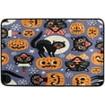 thumbnail image 1 of GZHJMY Halloween Decor Doormat Non-Slip Halloween Pumpkins Bathroom Rug Mat Absorbent Bath Mat for Bathroom Machine Washable, 15.7"x23.6"（29）, 1 of 7