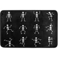 thumbnail image 1 of GZHJMY Halloween Decor Doormat Non-Slip Interesting Skeleton Bathroom Rug Mat Absorbent Bath Mat for Bathroom Machine Washable, 15.7"x23.6"（31）, 1 of 7
