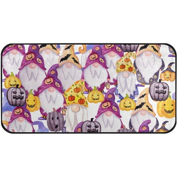 GZHJMY Halloween Gnome Kitchen Rug Non-Slip Kitchen Floor Mat Anti Fatigue Standing Mat for Sink Kitchen Bathroom, 39 x 20 Inch