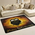 thumbnail image 1 of GZHJMY Halloween Owl on Full Moon Non Slip Area Rug for Living Dinning Room Bedroom Kitchen, 2' x 3'(24 x 36 Inches), Halloween Holiday Nursery Rug Floor Carpet Yoga Mat, 1 of 6