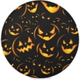 thumbnail image 1 of GZHJMY Halloween Pumpkin Round Placemats Set of 6, Non-Slip Table Mats Washable Heat Resistant Place Mats for Kitchen Dining Table Home Decor,15.4 Inch, 1 of 7