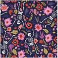 thumbnail image 1 of GZHJMY Halloween Skull & Floral Napkins Table Decorations Napkin Set for Gift Giving, Dining, Parties 20 x 20in, 1 of 7