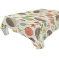 thumbnail image 1 of GZHJMY Hedgehog Tablecloth, Rectangle Waterproof Washable Polyester Table Cover for Picnic Dinner Holiday Party Decor, 60 x 108 Inch, 1 of 7