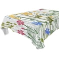thumbnail image 1 of GZHJMY Herb Wild Flower Tablecloth, Rectangle Waterproof Washable Polyester Table Cover for Picnic Dinner Holiday Party Decor, 60 x 120 Inch, 1 of 7